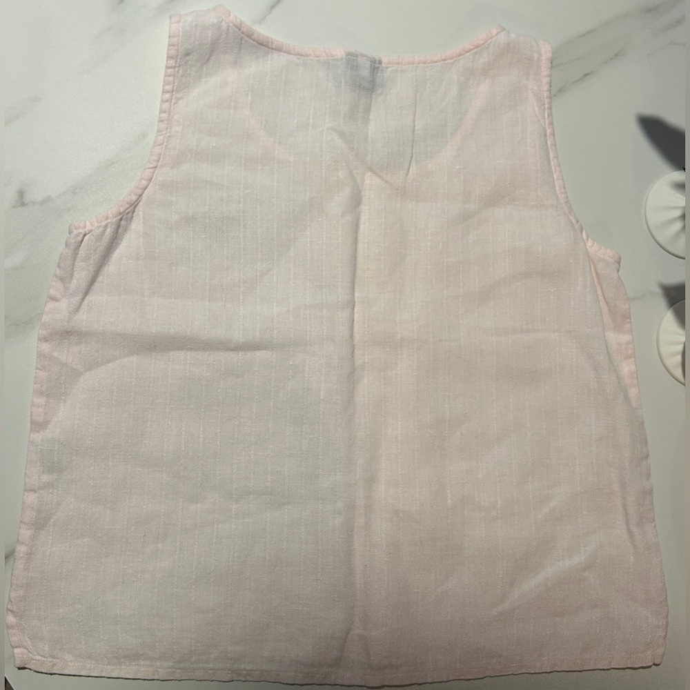 Eileen Fisher Light Pink Textured Tank - Picture 3 of 8